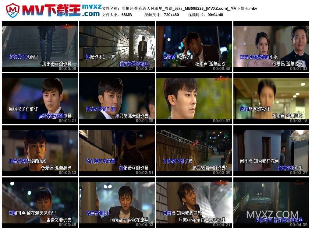 邓耀邦-留在漫天风雨里_粤语_流行_MB505228